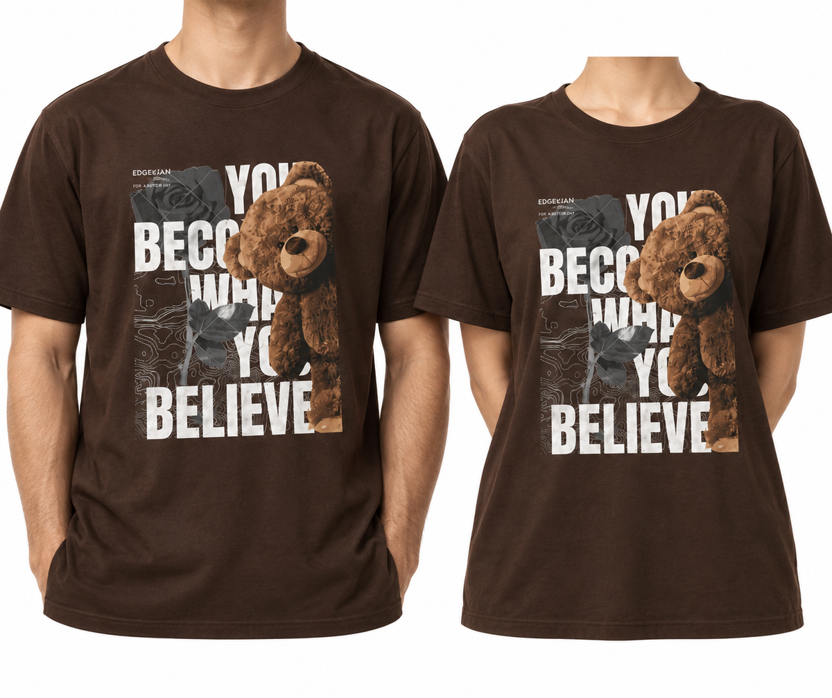 Mocha Believer Graphic T-Shirt