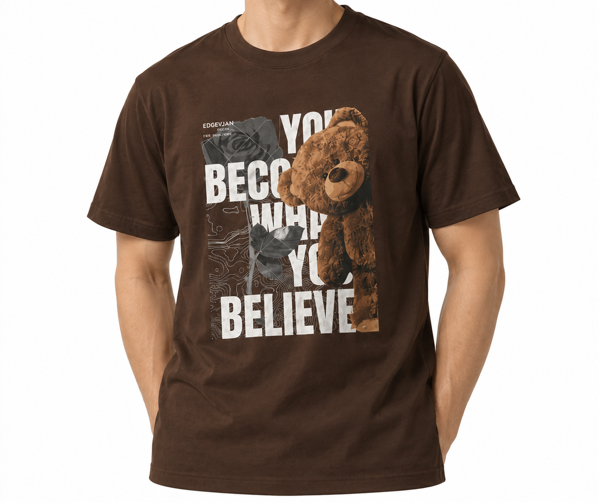 Mocha Believer Graphic T-Shirt