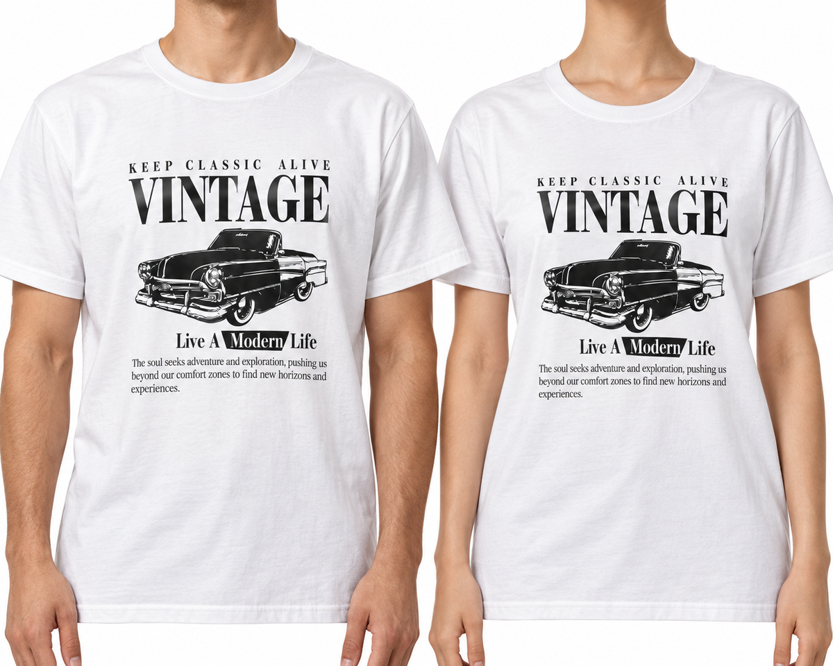 Retro Drive Graphic T-Shirt