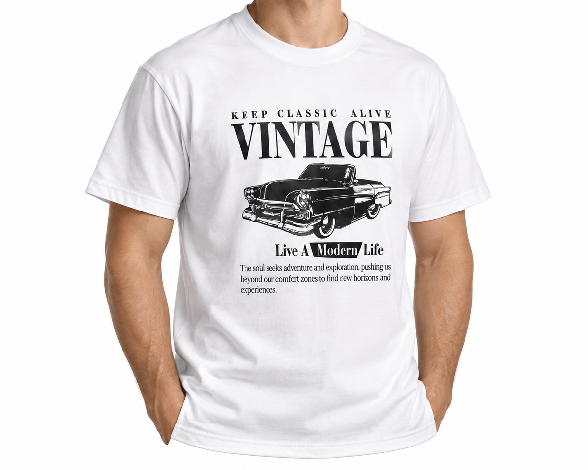 Retro Drive Graphic T-Shirt