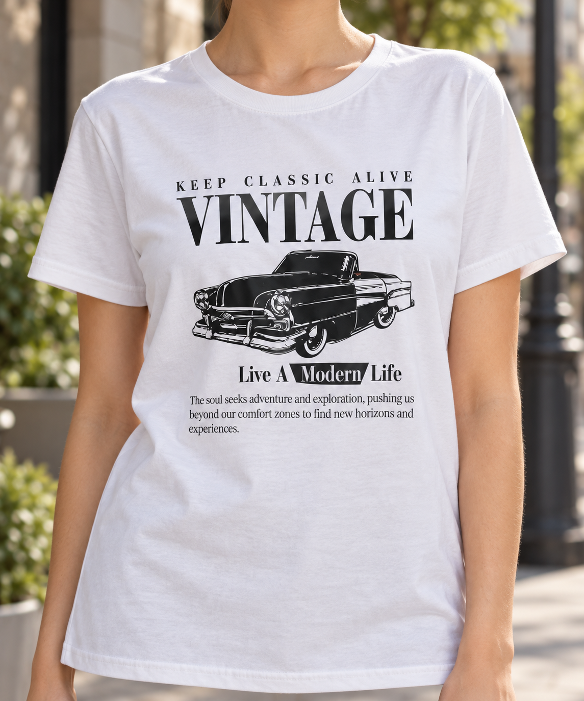 Retro Drive Graphic T-Shirt