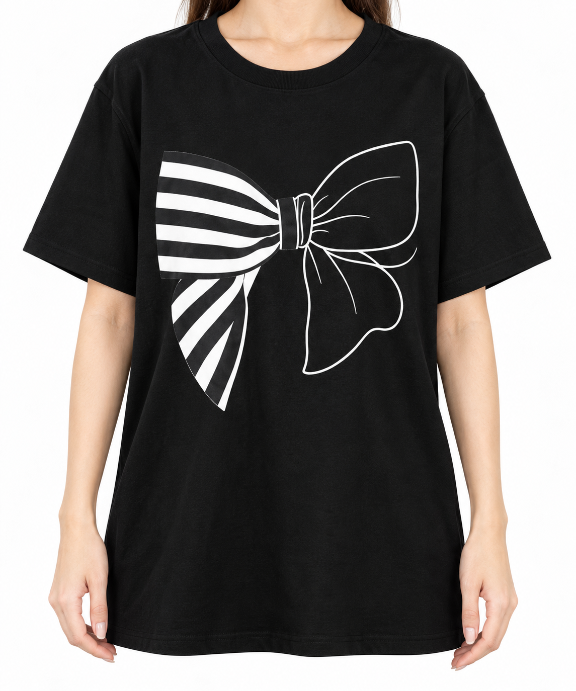 Monochrome Bow T-Shirt