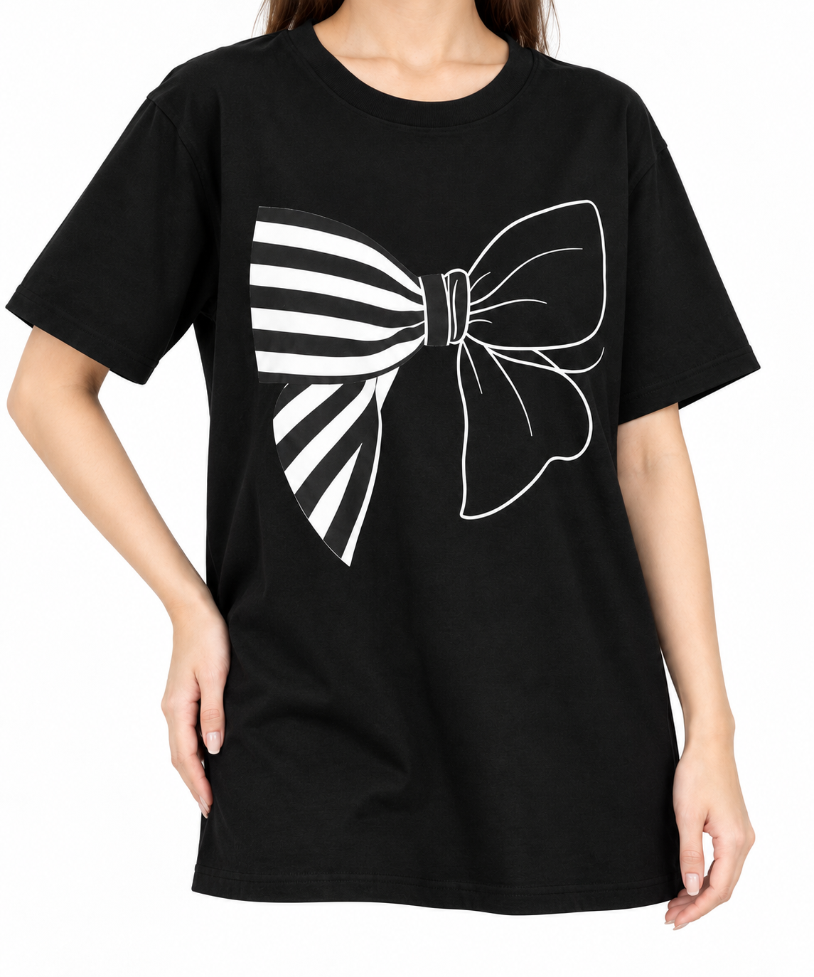 Monochrome Bow T-Shirt