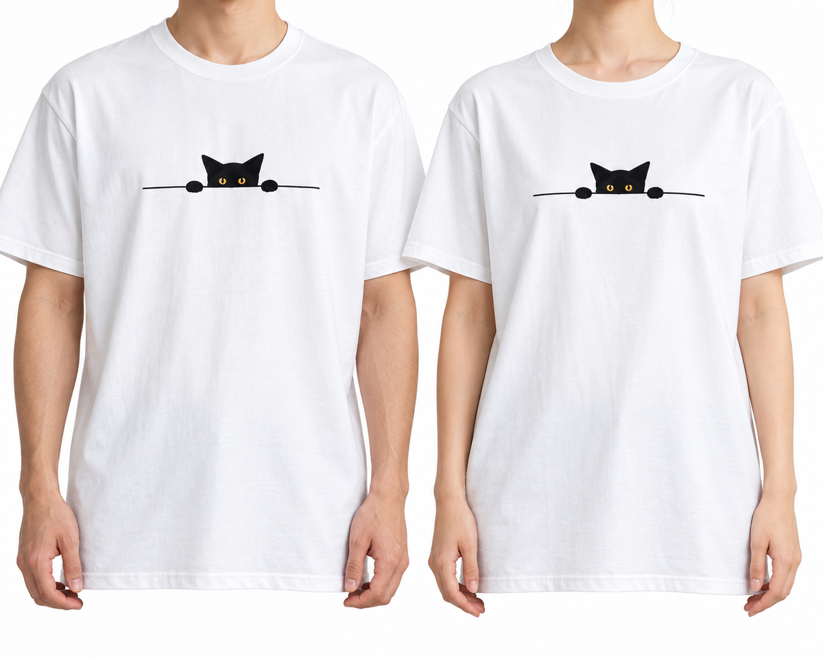 Peek-A-Boo Cat T-Shirt
