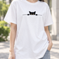 Peek-A-Boo Cat T-Shirt
