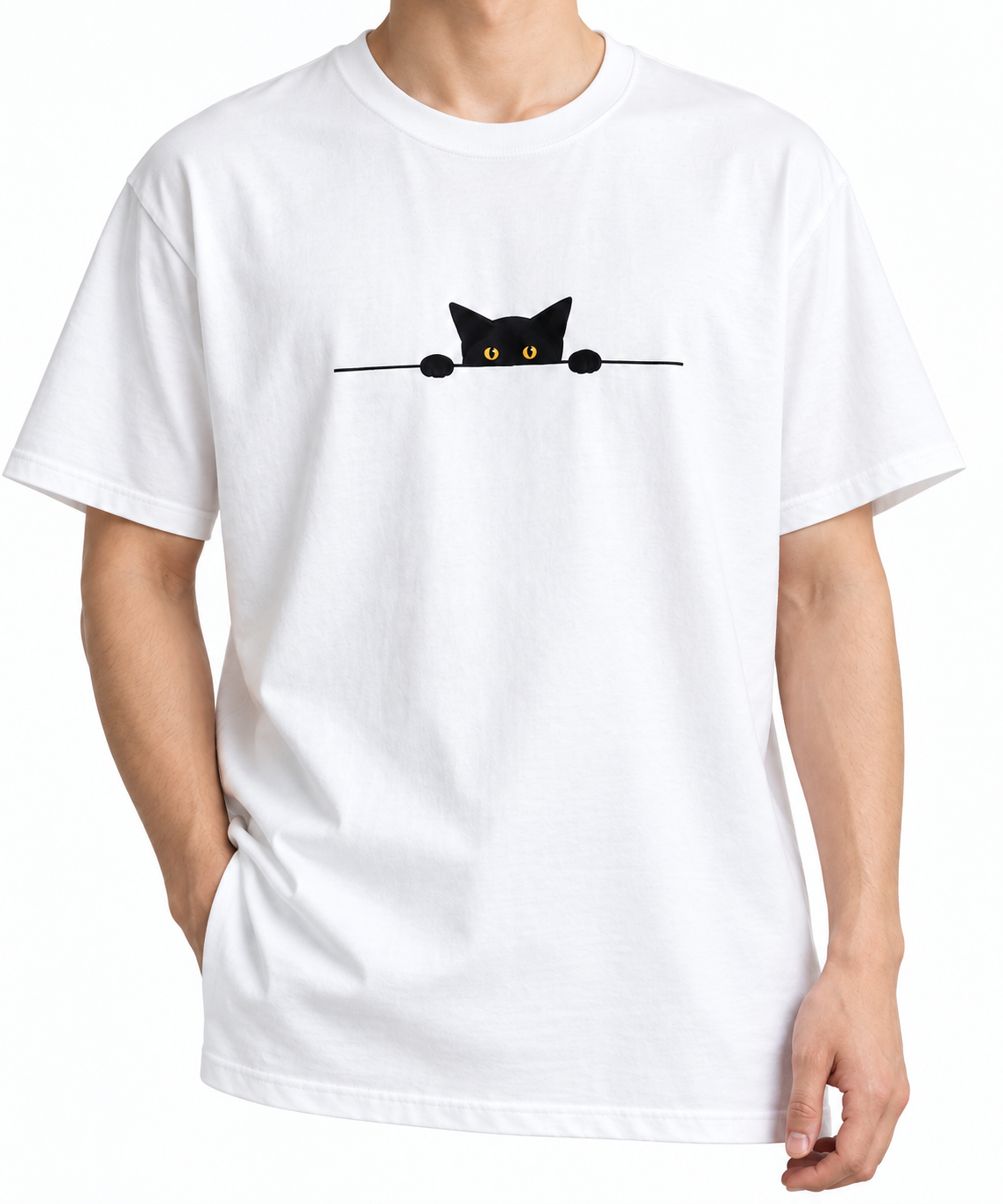 Peek-A-Boo Cat T-Shirt