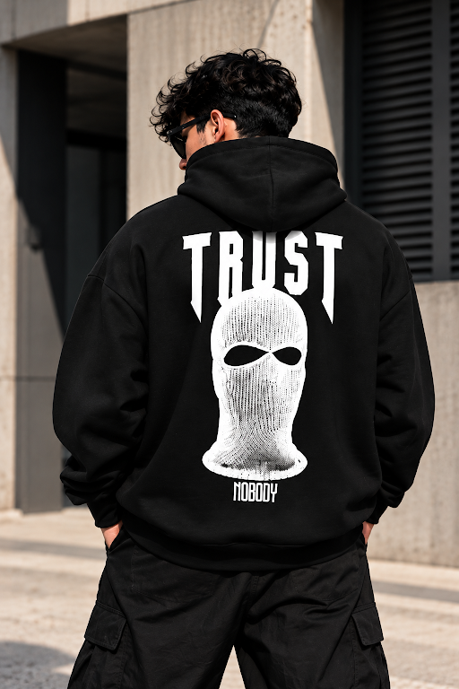 Trust Nobody Oversized Hoodie