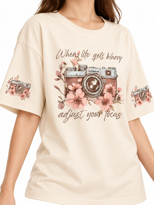 Floral Focus tee