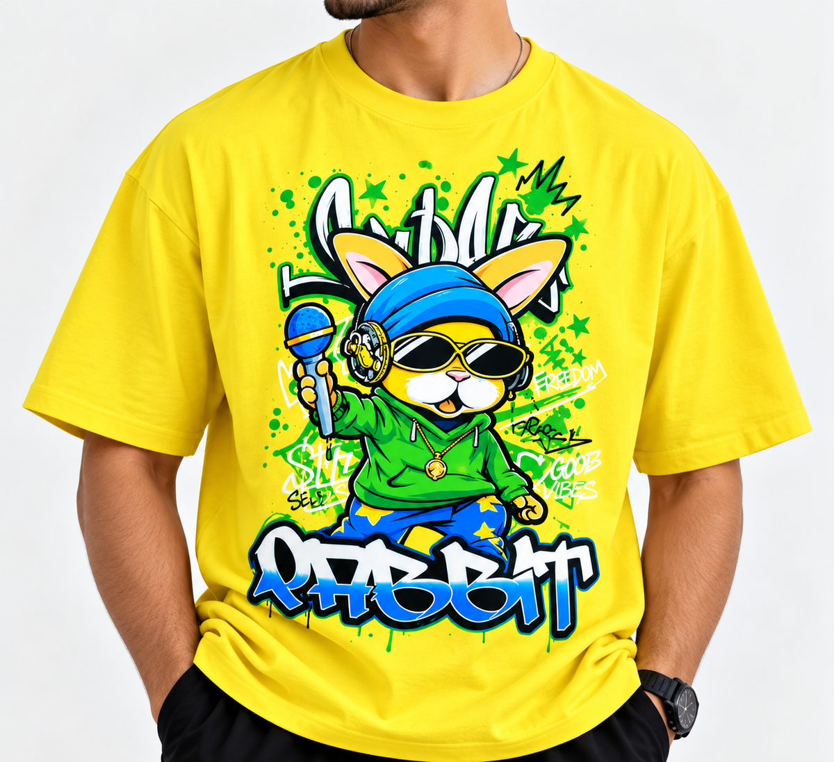 Street Bunny Tee 🐰🎤